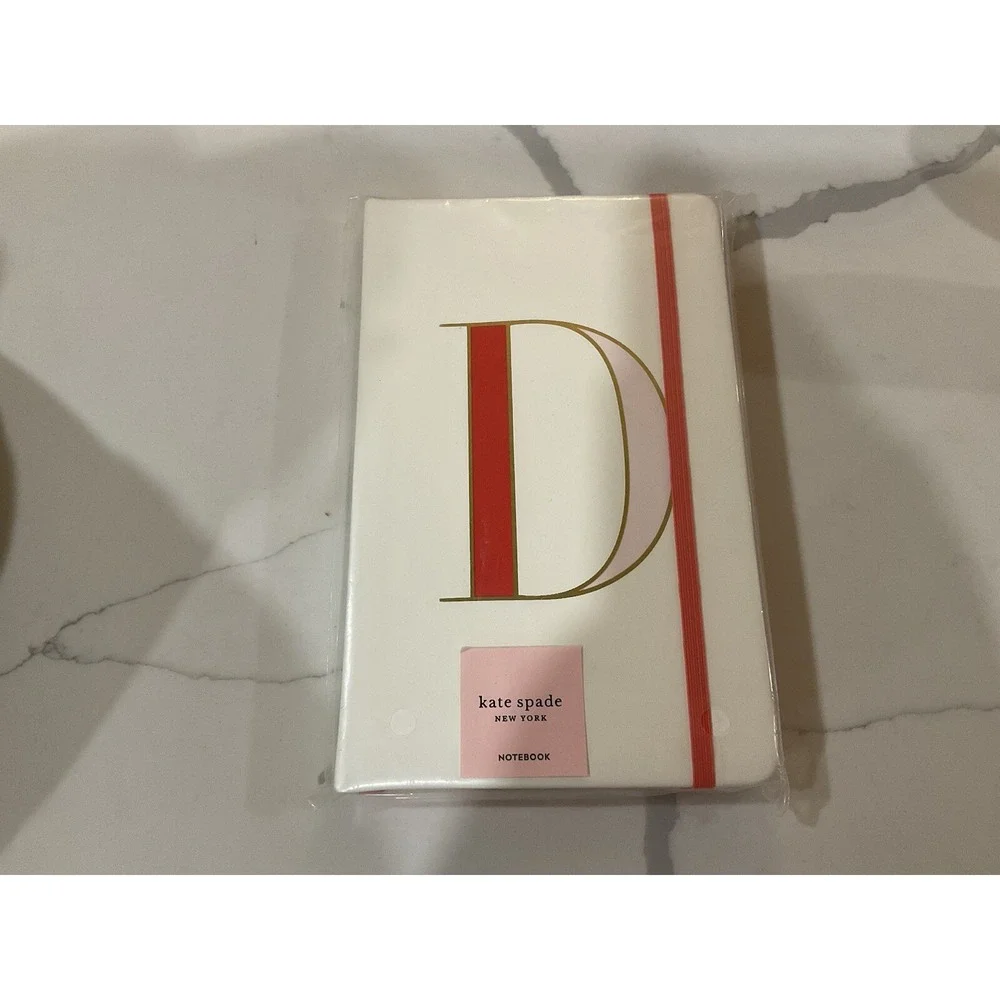 Kate Spade It's Personal Large Notebook Letter D Brand New